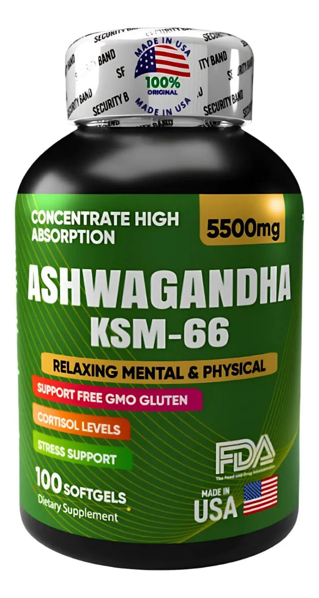 Ashwagandha Ksm66 X 100 Softgels
