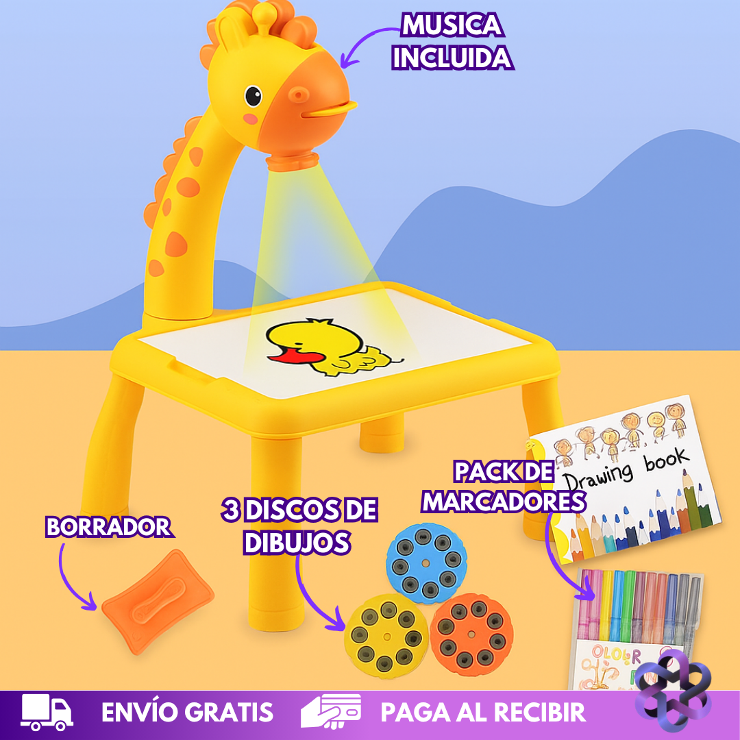 Proyector Pintura Jirafa Mini