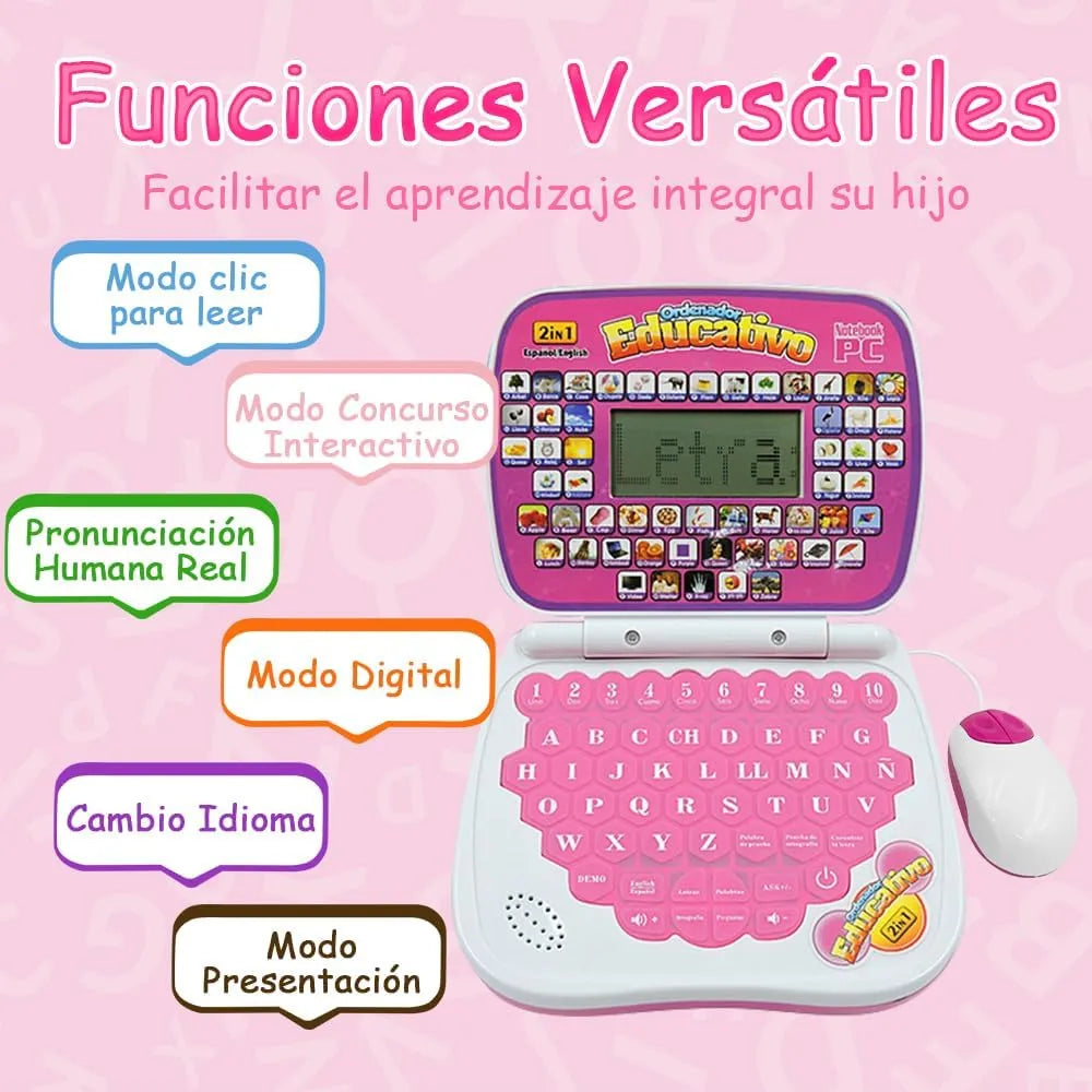 Computador Didáctico Infantil 2 En 1