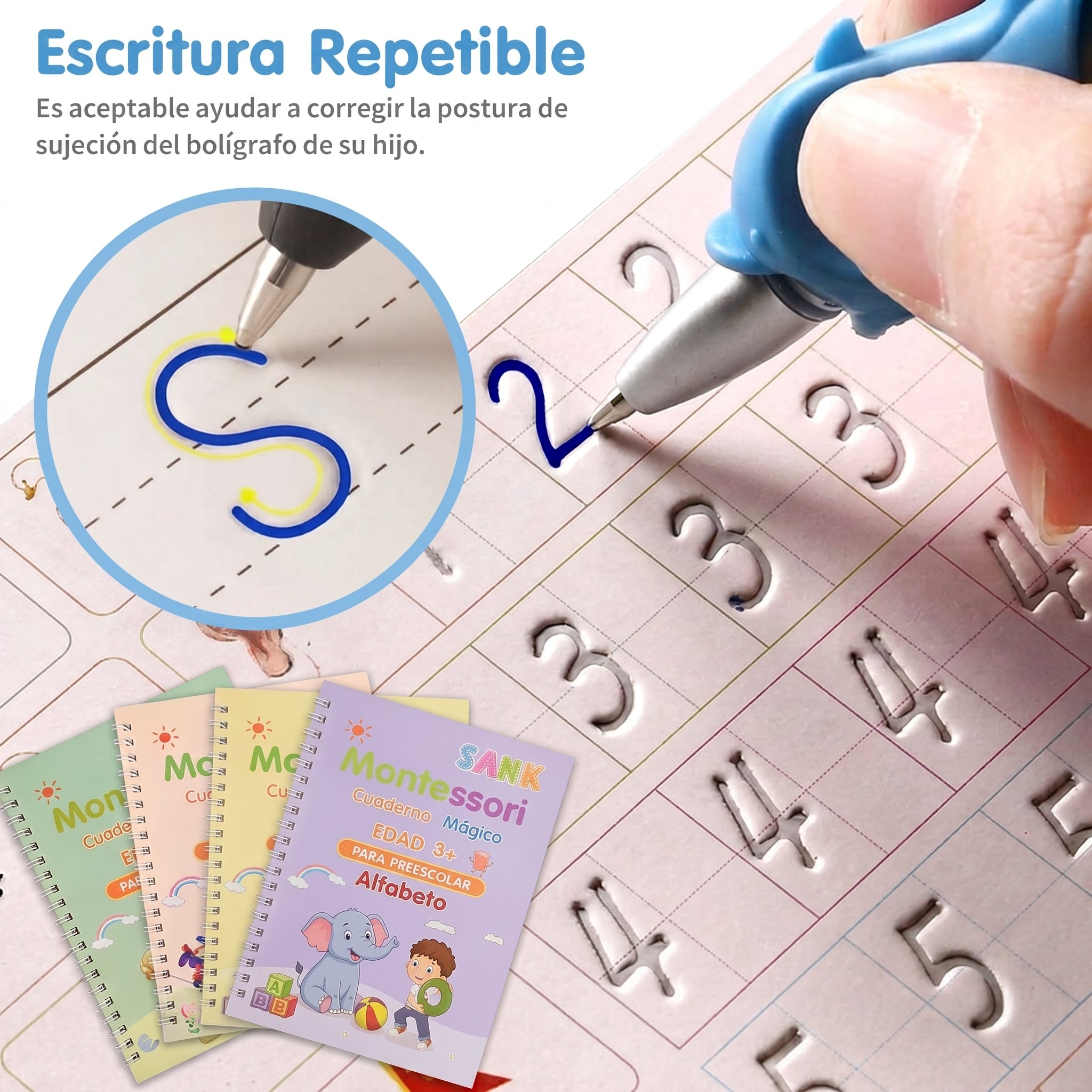 Kit 4 Libros Caligrafia Tinta Magica
