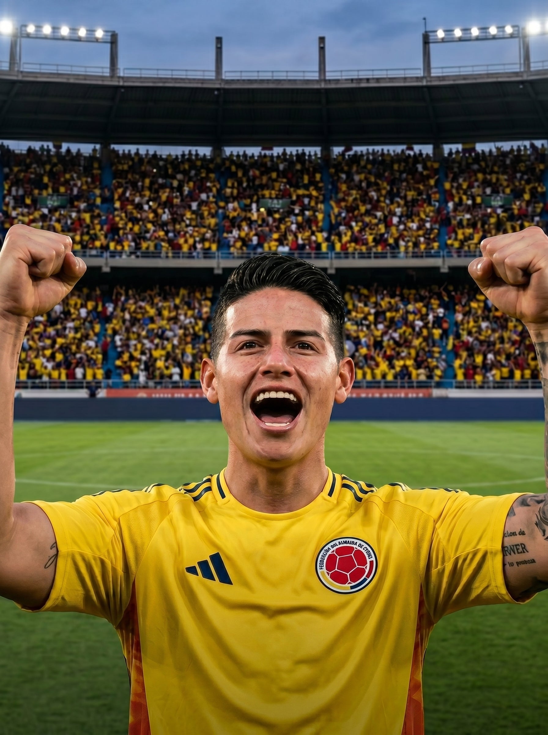 Camiseta Colombia Mundial 2026 ¡LA PASIÓN DE COLOMBIA SE VISTE DE AMARILLO! ⚽